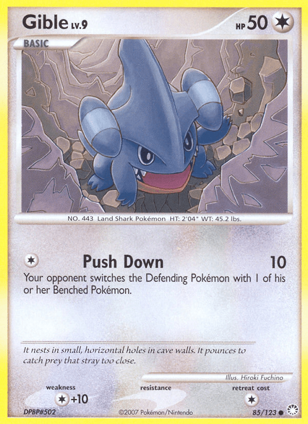 Gible — Mysterious Treasures #85