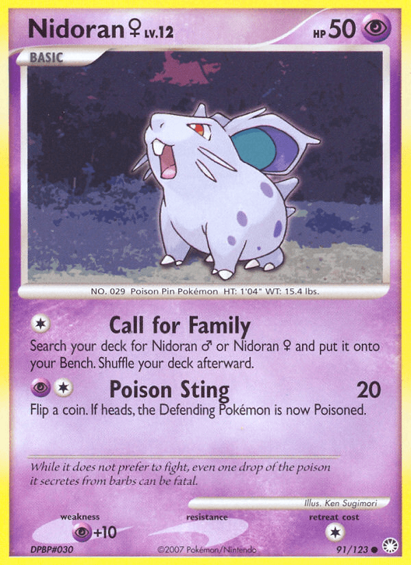 Nidoran ♀ — Mysterious Treasures #91
