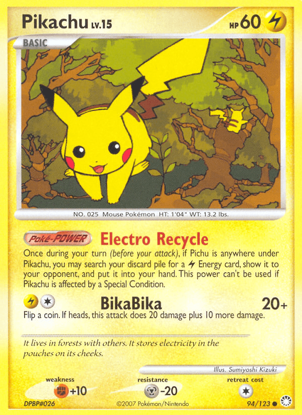 Pikachu — Mysterious Treasures #94
