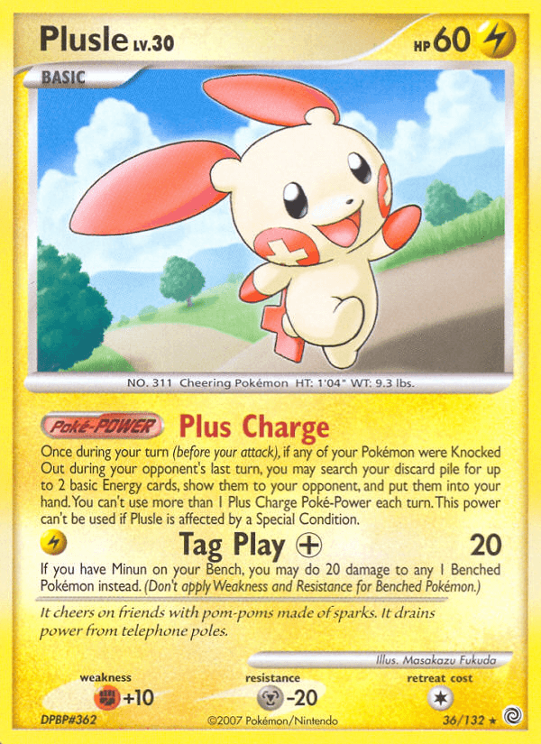 Plusle — Secret Wonders #36