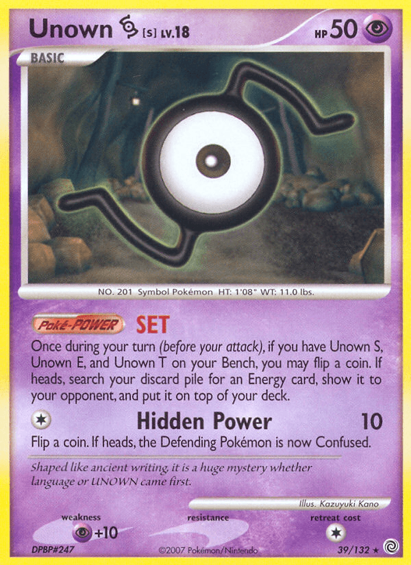 Unown [S] — Secret Wonders #39