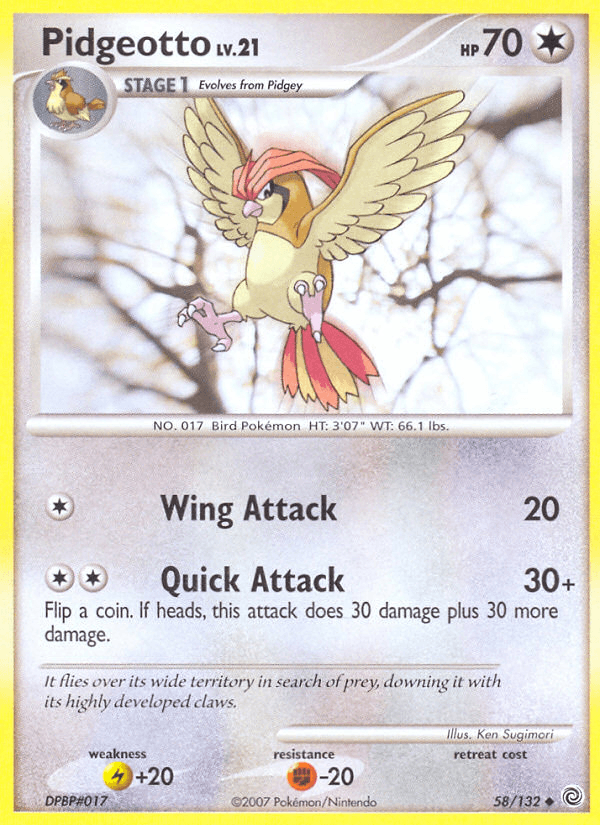 Pidgeotto — Secret Wonders #58