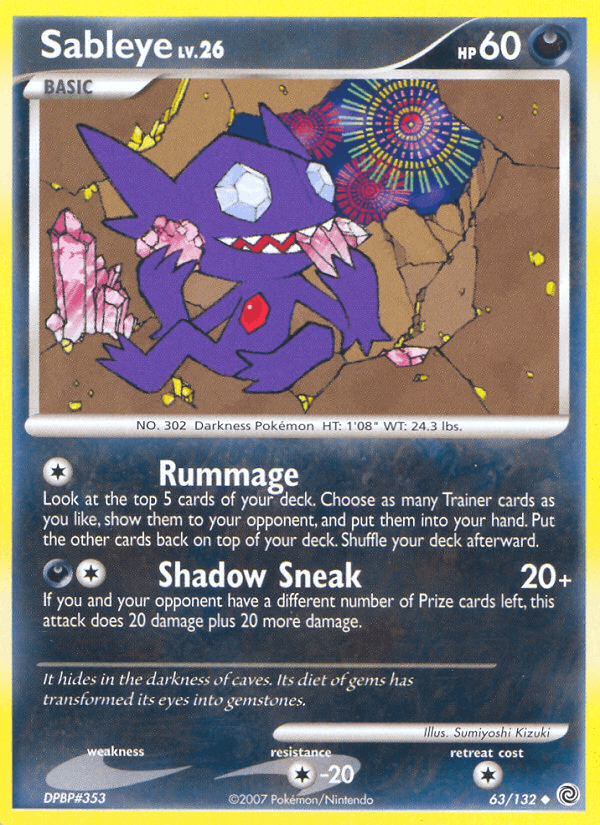 Sableye — Secret Wonders #63