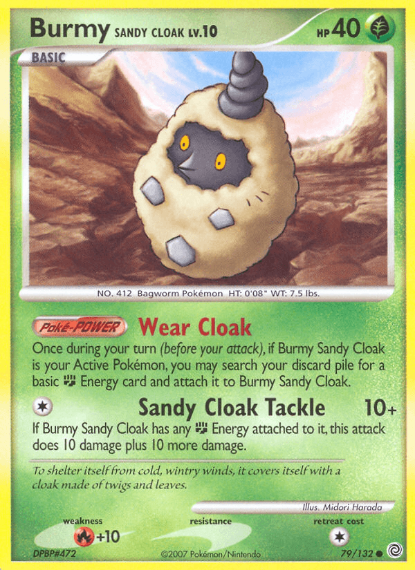 Burmy Sandy Cloak — Secret Wonders #79