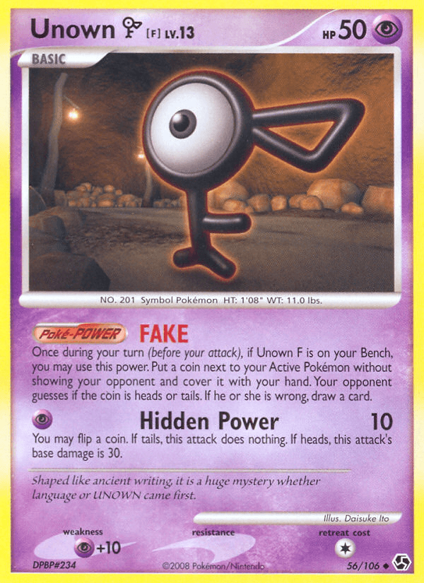 Unown [F] — Great Encounters #56