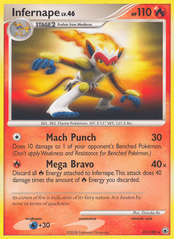 Infernape — Majestic Dawn #22