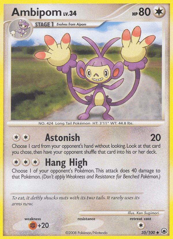 Ambipom — Majestic Dawn #35