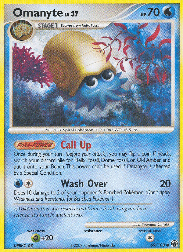 Omanyte — Majestic Dawn #69