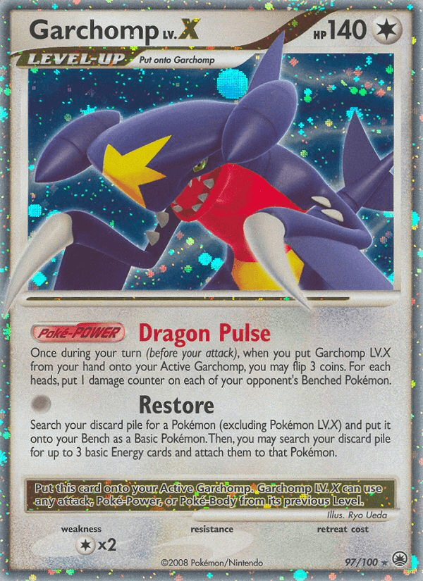 Garchomp LV.X — Majestic Dawn #97