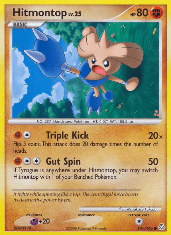 Hitmontop — Legends Awakened #101