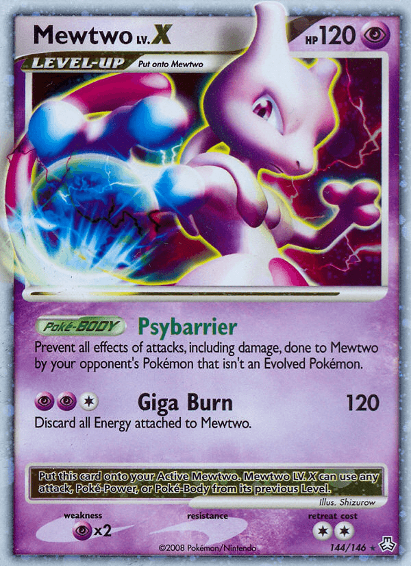 Mewtwo LV.X — Legends Awakened #144