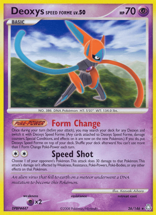 Deoxys Speed Forme — Legends Awakened #26