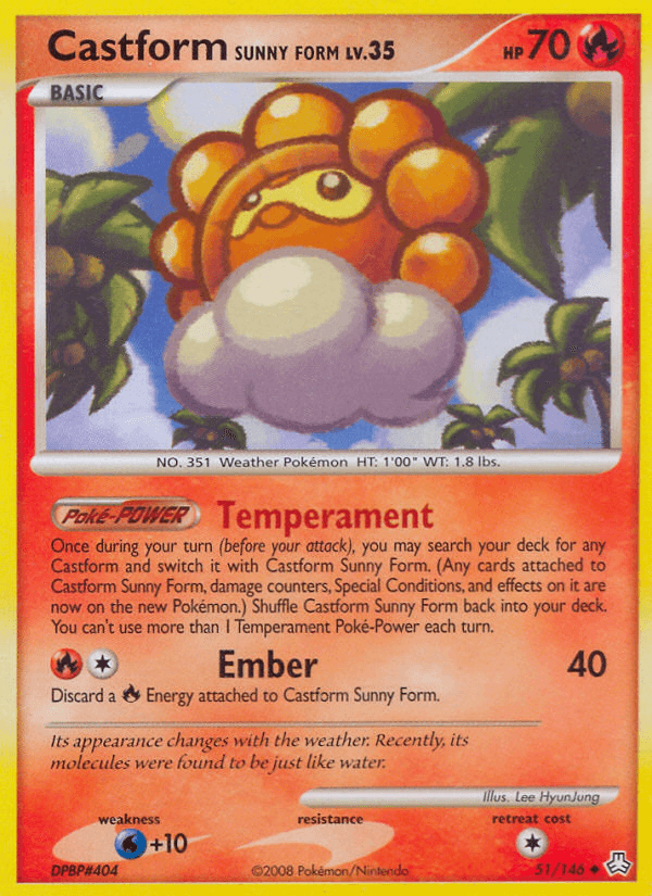 Castform Sunny Form — Legends Awakened #51