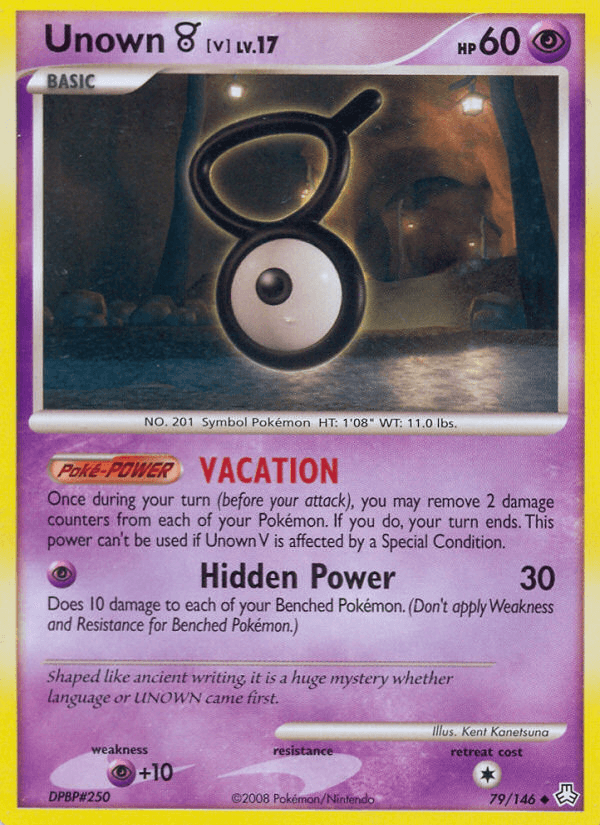 Unown [V] — Legends Awakened #79