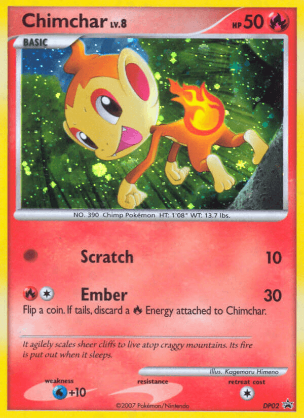 Chimchar — DP Black Star Promos #DP02