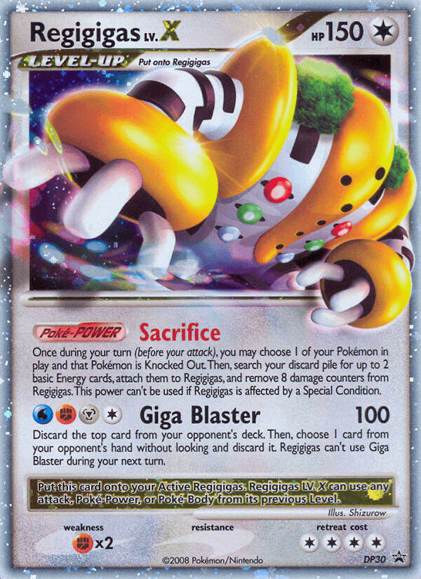 Regigigas LV.X — DP Black Star Promos #DP30