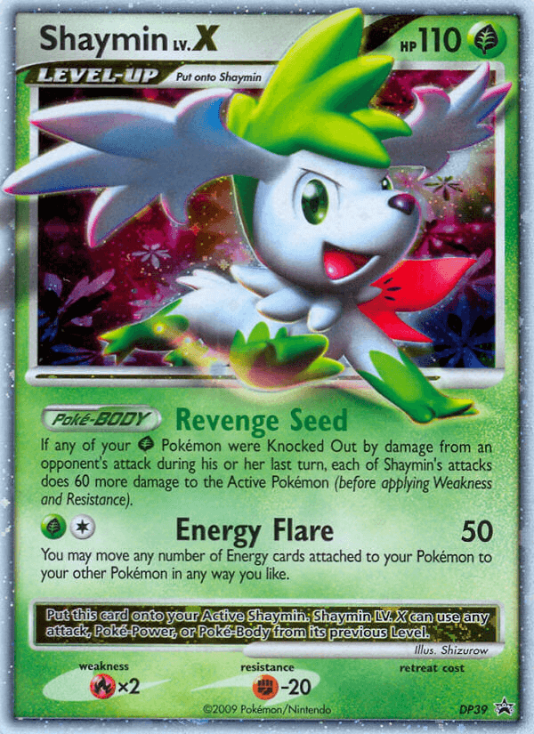 Shaymin LV.X — DP Black Star Promos #DP39