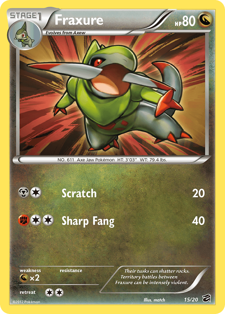 Fraxure — Dragon Vault #15