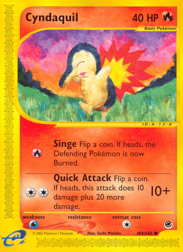Cyndaquil — Expedition Base Set #104