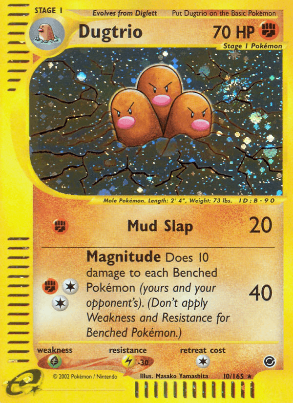 Dugtrio — Expedition Base Set #10