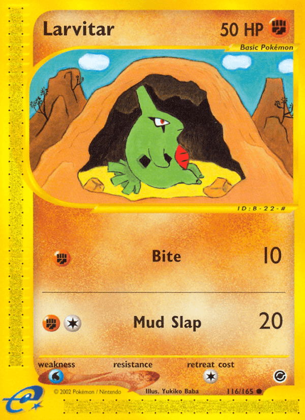 Larvitar — Expedition Base Set #116