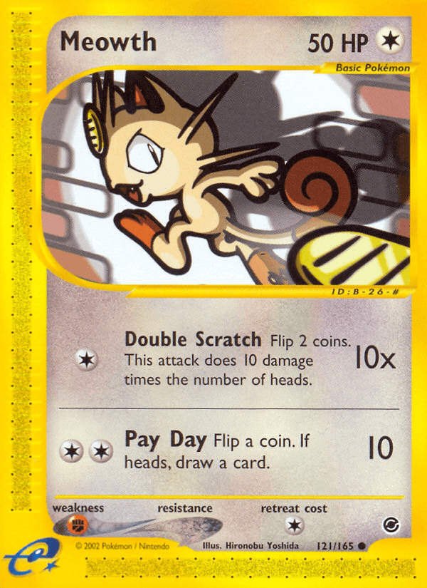 Meowth — Expedition Base Set #121