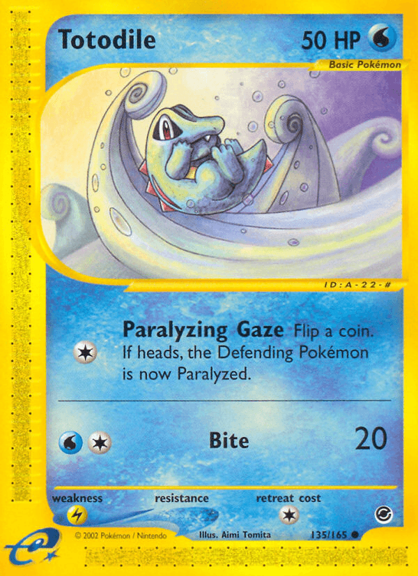 Totodile — Expedition Base Set #135