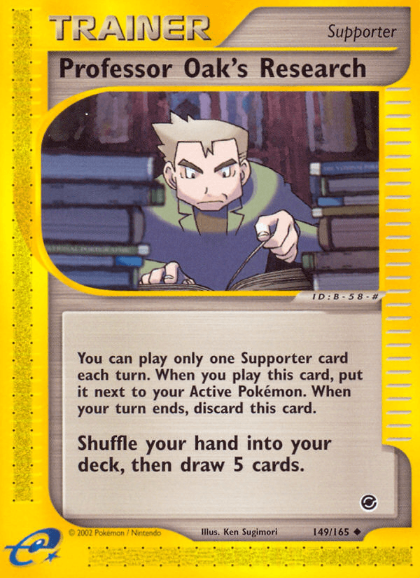 Professor Oak's Research — Expedition Base Set #149