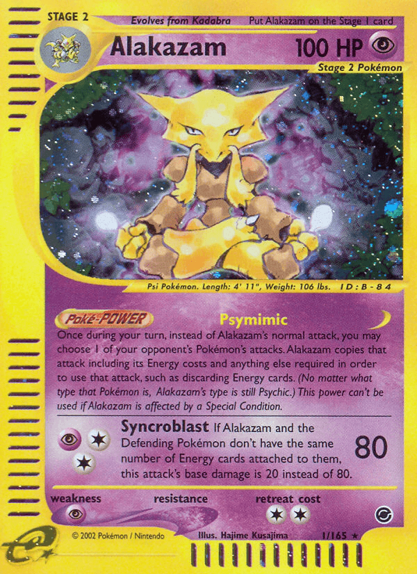 Alakazam — Expedition Base Set #1