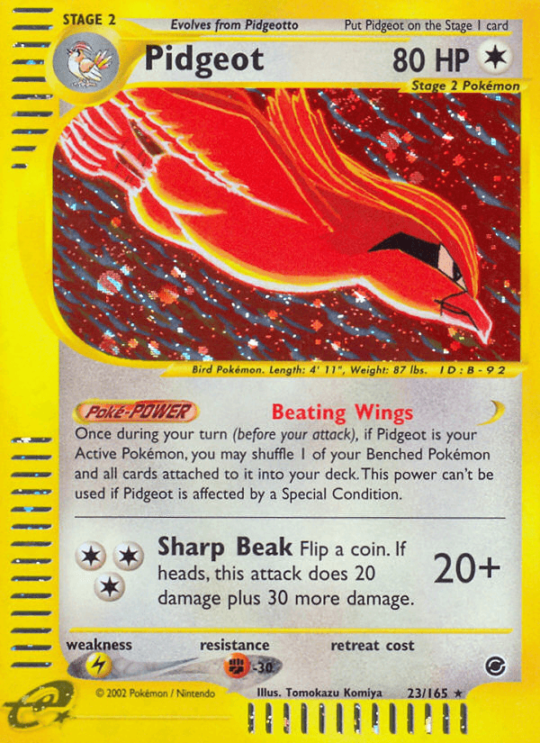 Pidgeot — Expedition Base Set #23