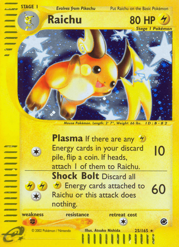 Raichu — Expedition Base Set #25