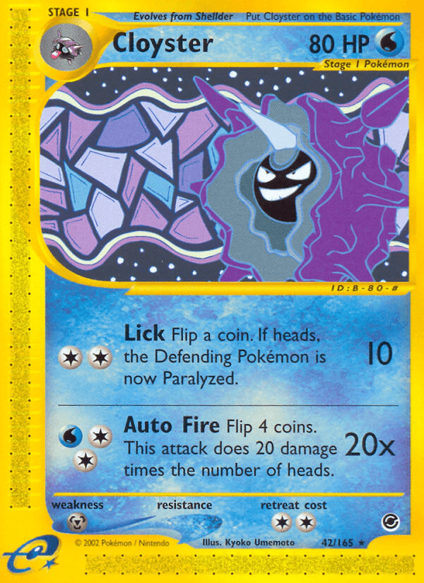 Cloyster — Expedition Base Set #42