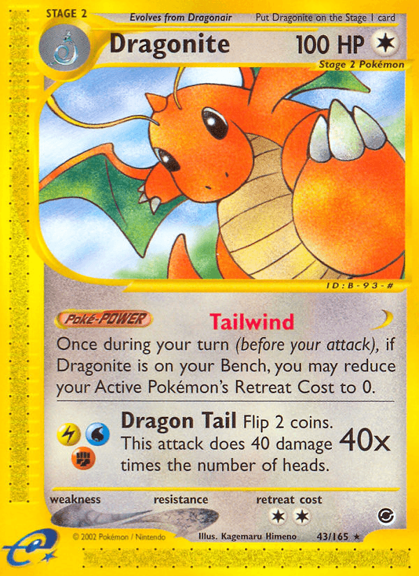 Dragonite — Expedition Base Set #43