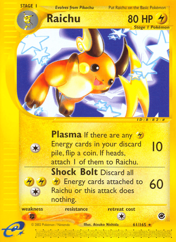 Raichu — Expedition Base Set #61