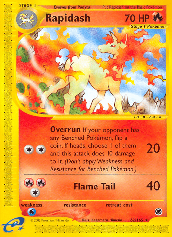 Rapidash — Expedition Base Set #62