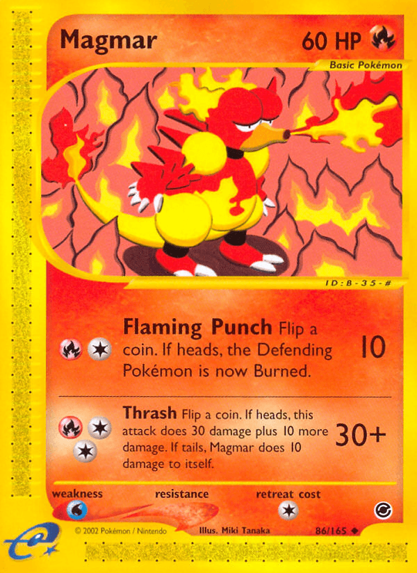 Magmar — Expedition Base Set #86