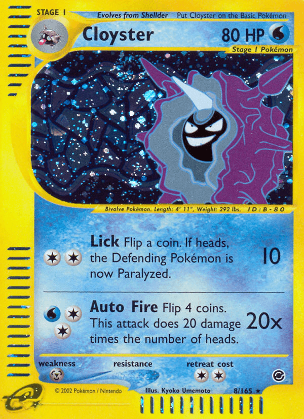 Cloyster — Expedition Base Set #8