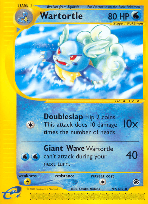 Wartortle — Expedition Base Set #92