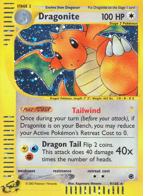 Dragonite — Expedition Base Set #9