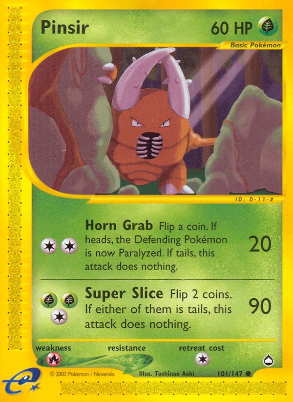 Pinsir — Aquapolis #101