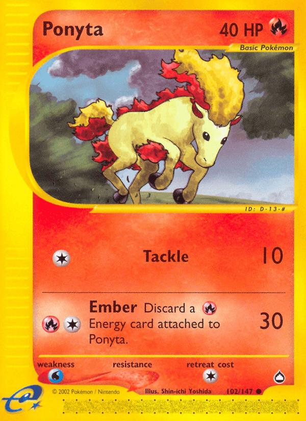 Ponyta — Aquapolis #102