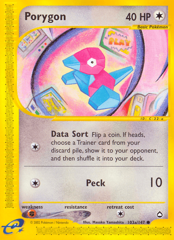Porygon — Aquapolis #103