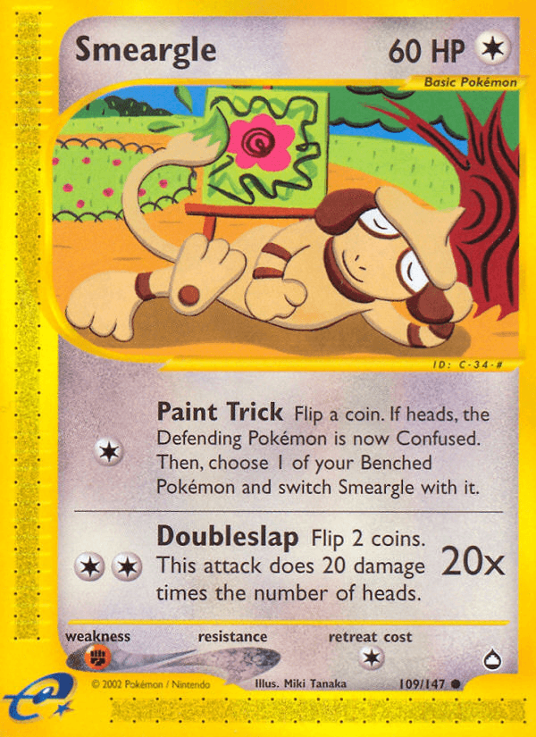 Smeargle — Aquapolis #109