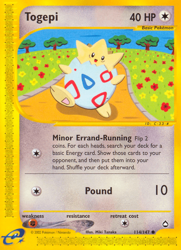 Togepi — Aquapolis #114