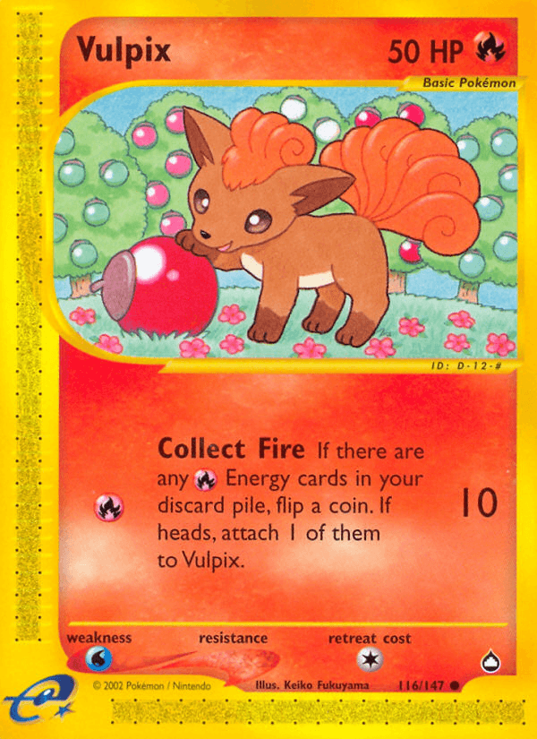 Vulpix — Aquapolis #116