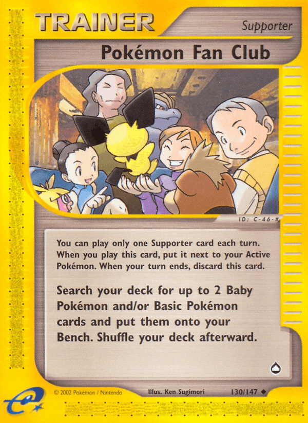 Pokémon Fan Club — Aquapolis #130