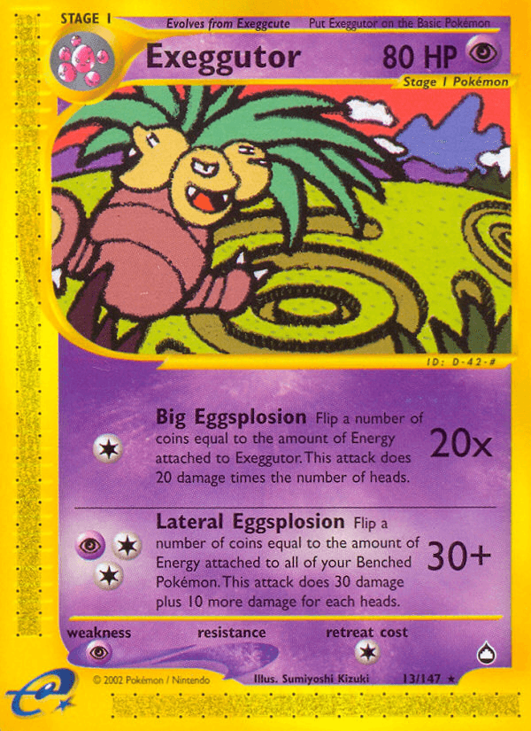 Exeggutor — Aquapolis #13