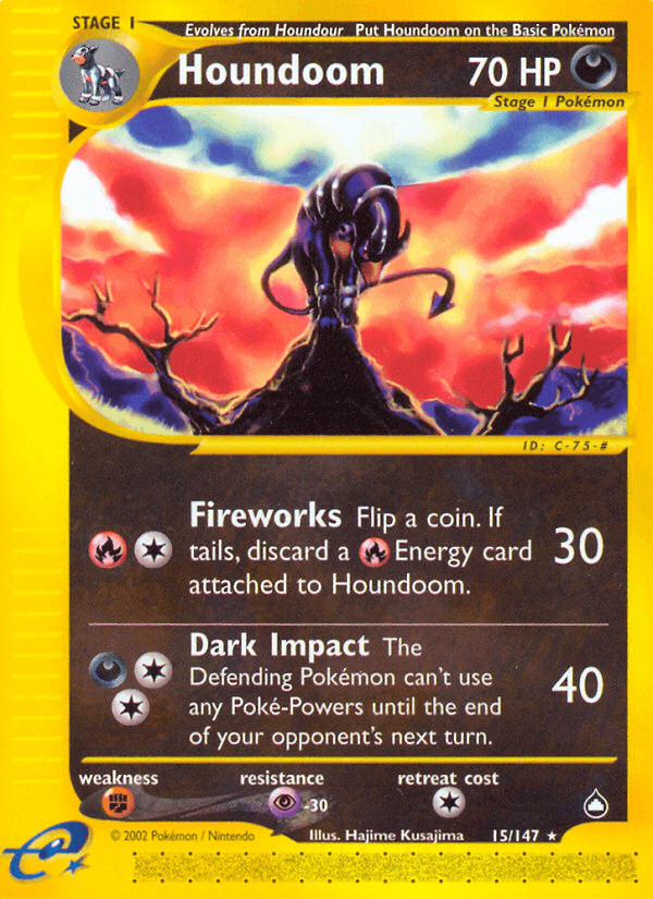 Houndoom — Aquapolis #15