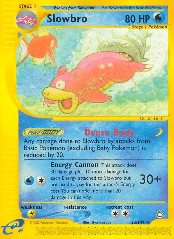 Slowbro — Aquapolis #33