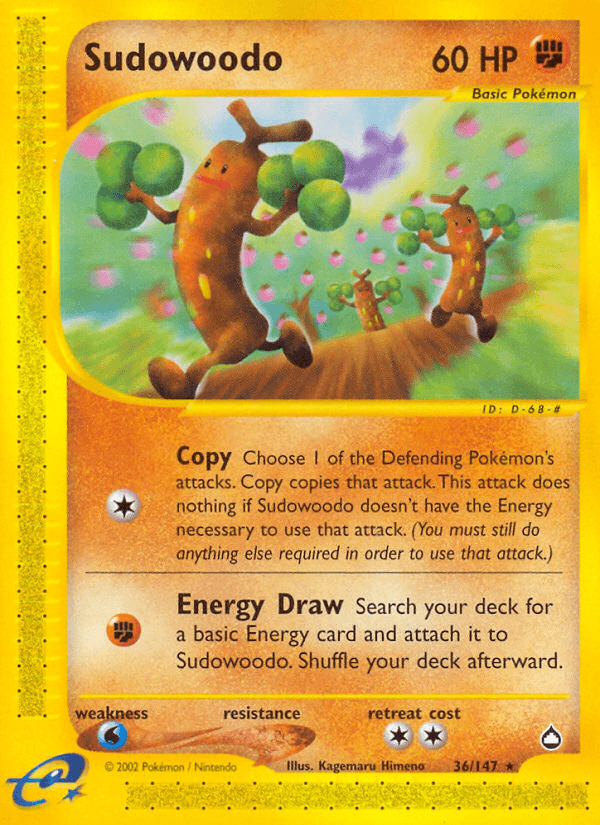 Sudowoodo — Aquapolis #36